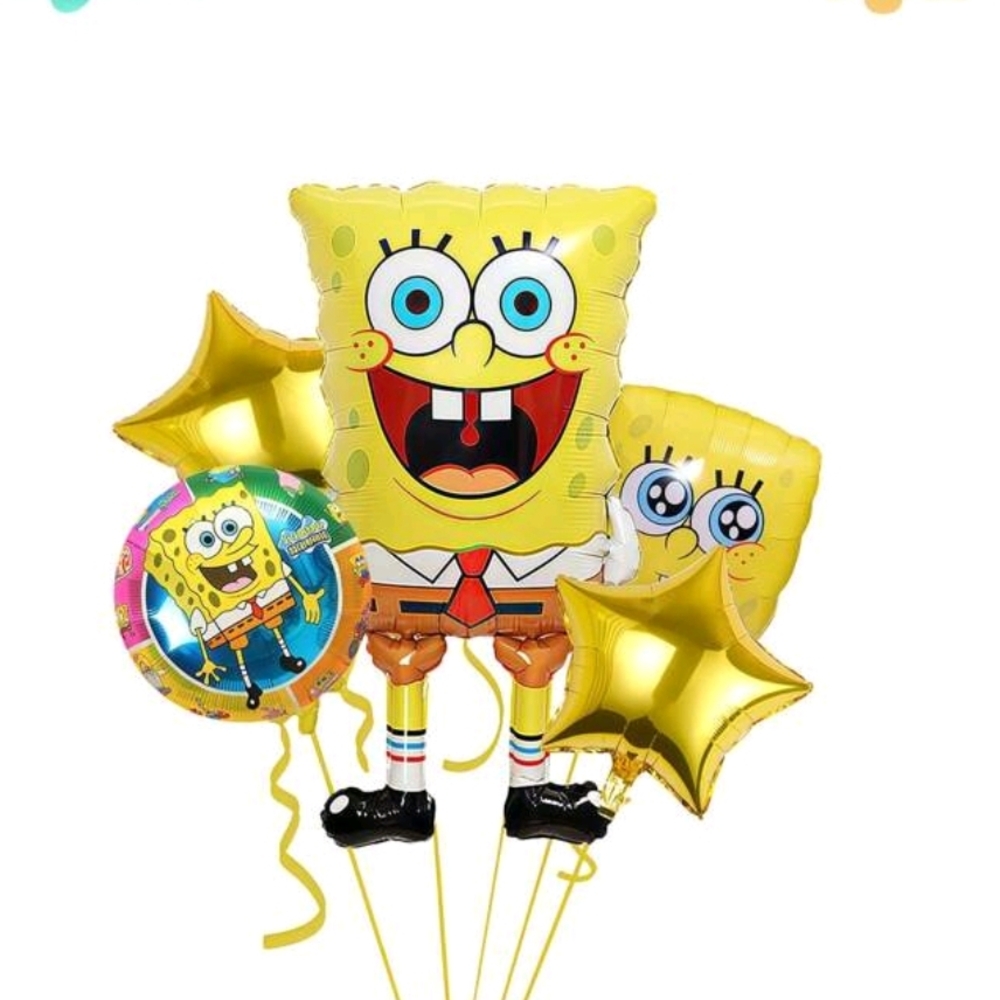 SpongeBob SquarePants Balloon Set - Yellow and Gold